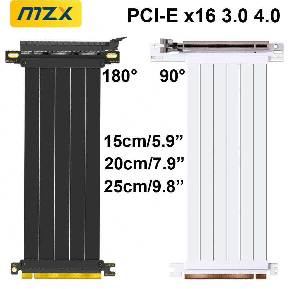 MZX PCIE 4.0 3.0 16X Riser Cab - Itx Gpu Riser Pcie 4.0 16X review and price