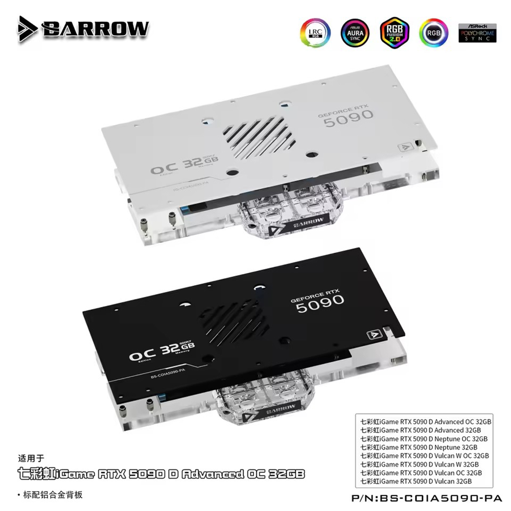 Barrow GPU Block For Colorful  - Rtx 5090 32Gb review and price