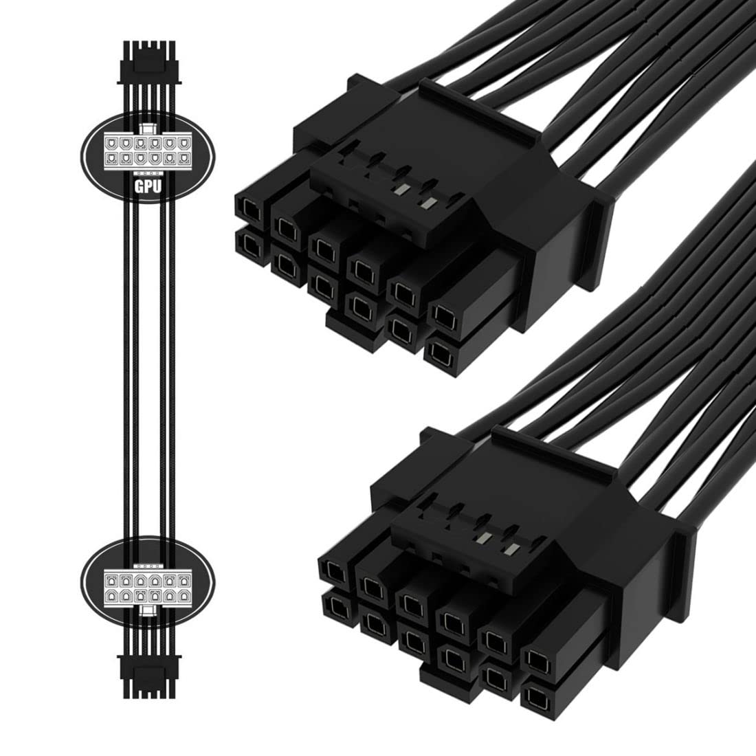12VHPWR ATX3.0 PCI-E 5.0 Power - Dual 8Pin To 16Pin 12Vhpwr Cable review and price