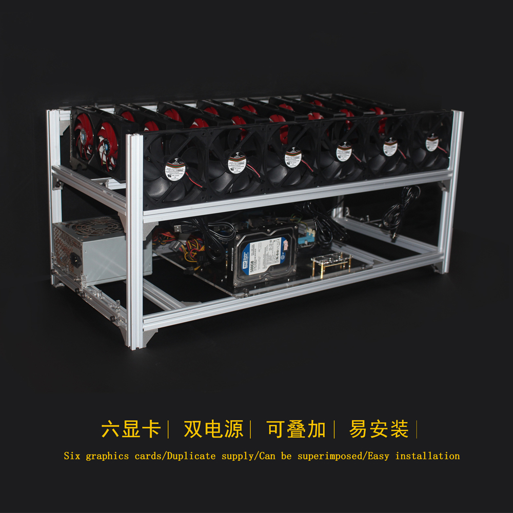 6 8 12 19 GPU Miner Mining Rig - Gpu Mining Rig Frame 8 Gpu review and price