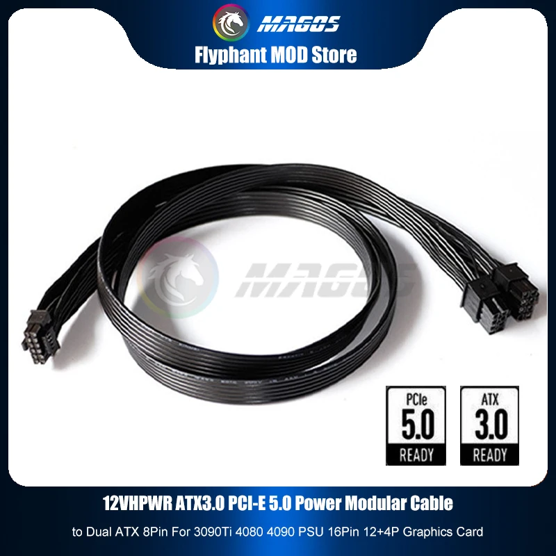 12V HPWR ATX3.0 PCI-E 5.0 Powe - Dual 8Pin To 16Pin 12Vhpwr Cable review and price