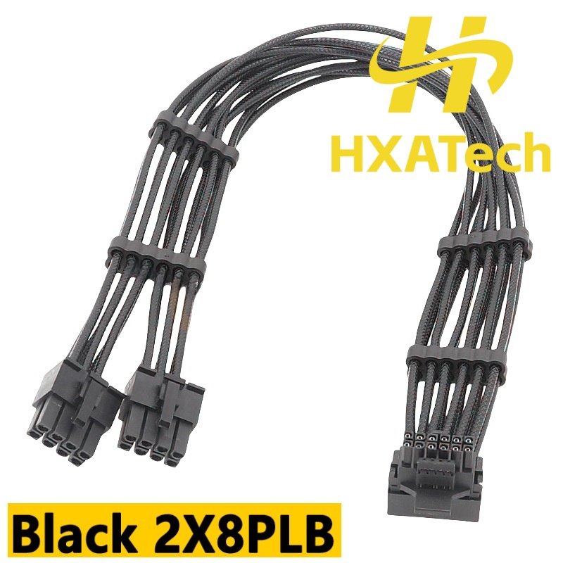 HXATech- 2x8PIN 3X8PIN 4X8PIN  - Dual 8Pin To 16Pin 12Vhpwr Cable review and price