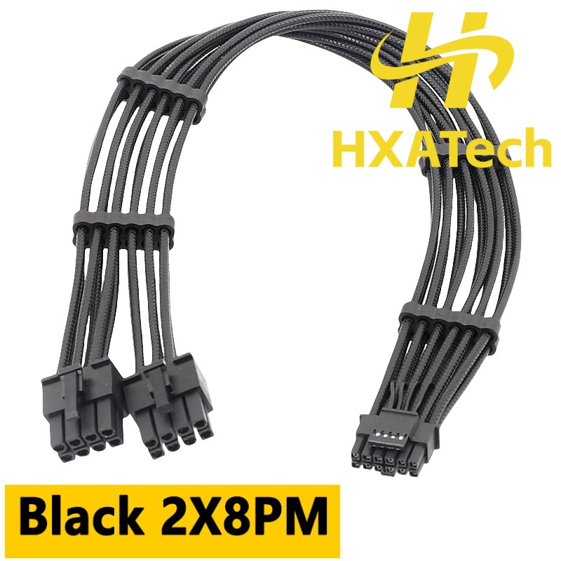 HXATech- 2x8PIN 3X8PIN 4X8PIN  - Dual 8Pin To 16Pin 12Vhpwr Cable review and price