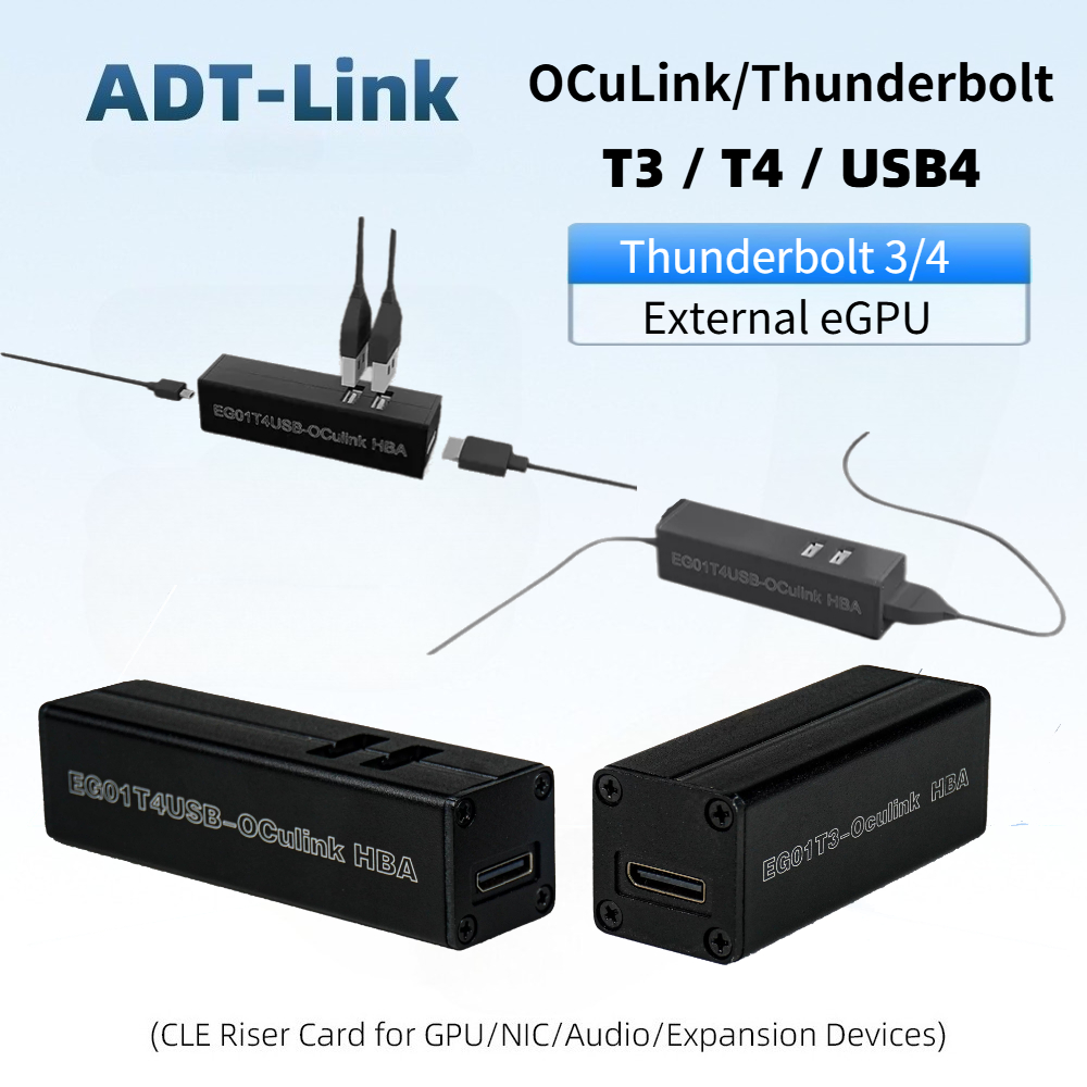 T3 / T4 OCuLink Thunderbolt 4  - Gpu External Dock Egpu Thunderbolt 4 review and price
