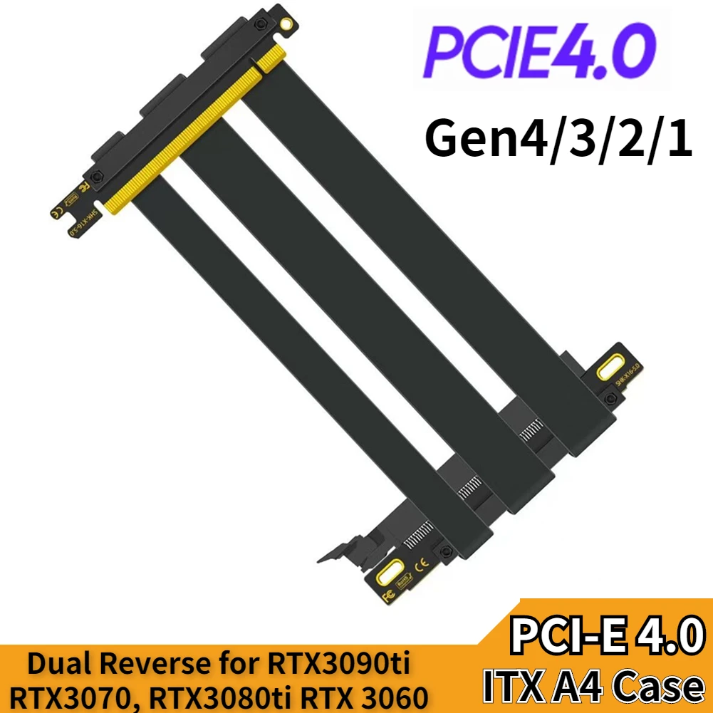 Brand New PCI Express 4.0 16X  - Itx Gpu Riser Pcie 4.0 16X review and price