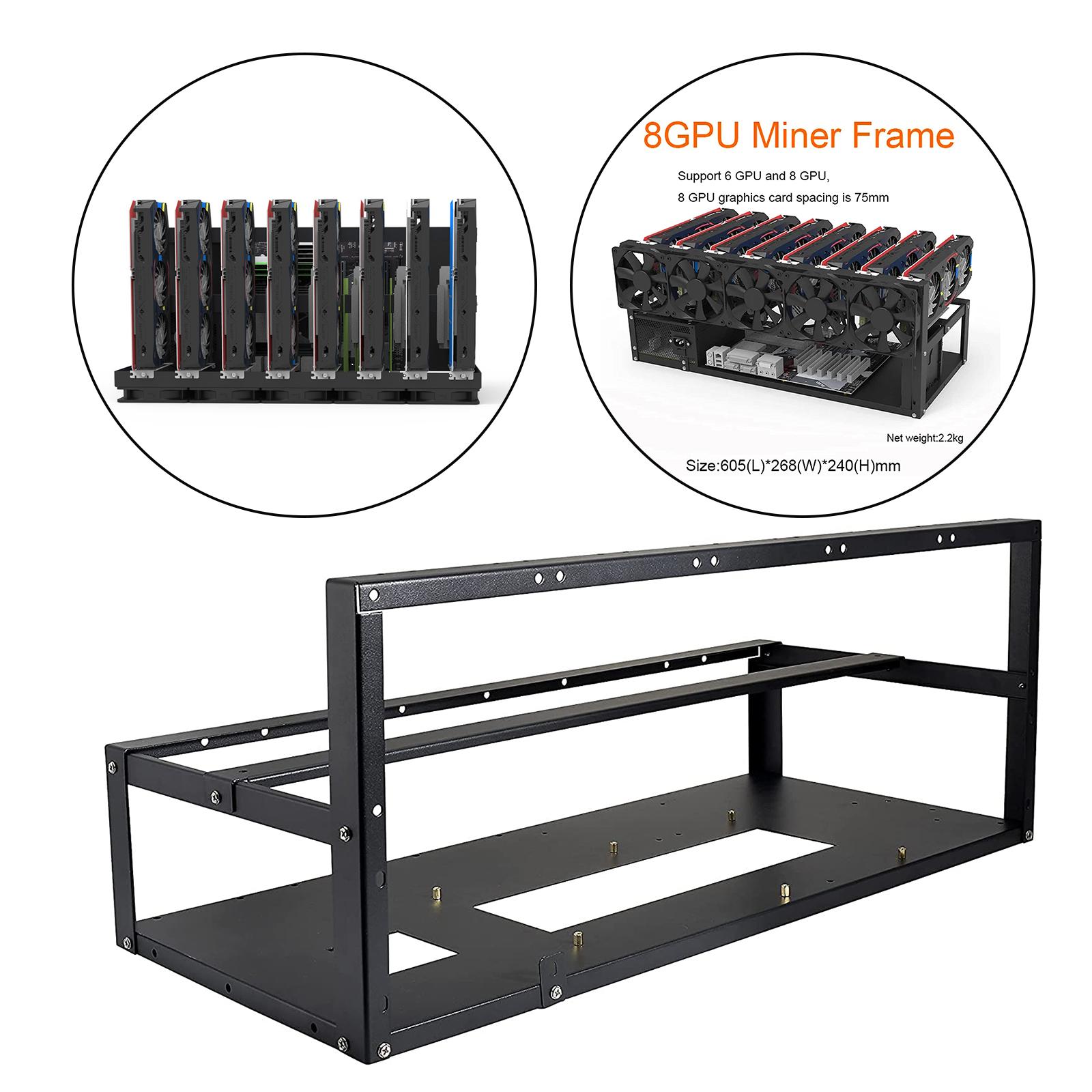 6/8 GPU Mining Rig Frame Rack  - Gpu Mining Rig Frame 8 Gpu review and price