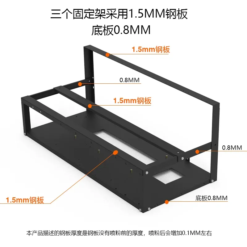 JMZ Graphics Card Stand Rack O - Gpu Mining Rig Frame 8 Gpu review and price