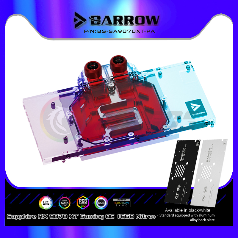GPU Water Block For SAPPHIRE R - Rx 9070 16Gb review and price