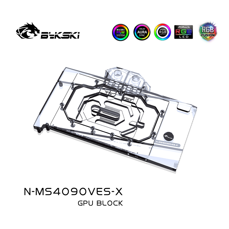 Bykski N-MS4090VES-X GPU Block - Rtx 4090 Water Block review and price
