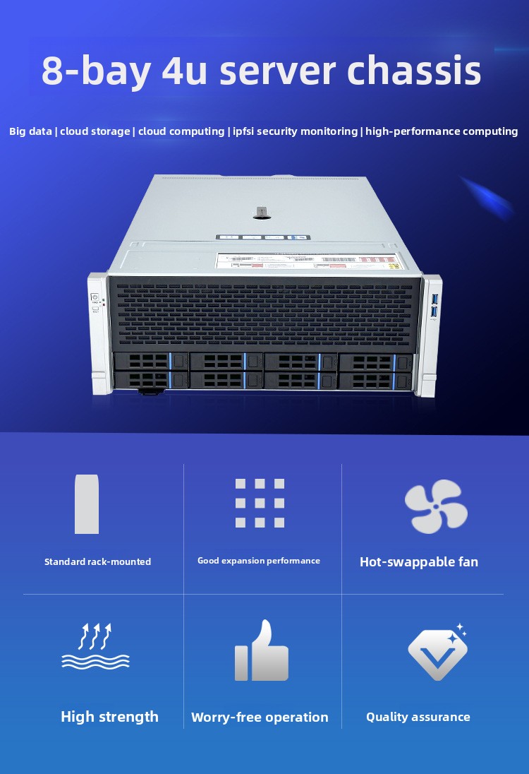 8-Disk 4U Rack-type Multi-disk - Server Gpu Chassis 4U review and price