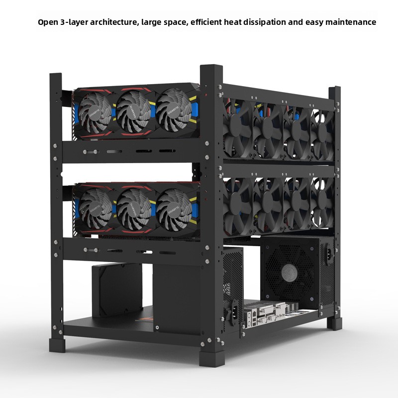 Custom Open Frame GPU Case Dua - Gpu Mining Rig Frame 8 Gpu review and price
