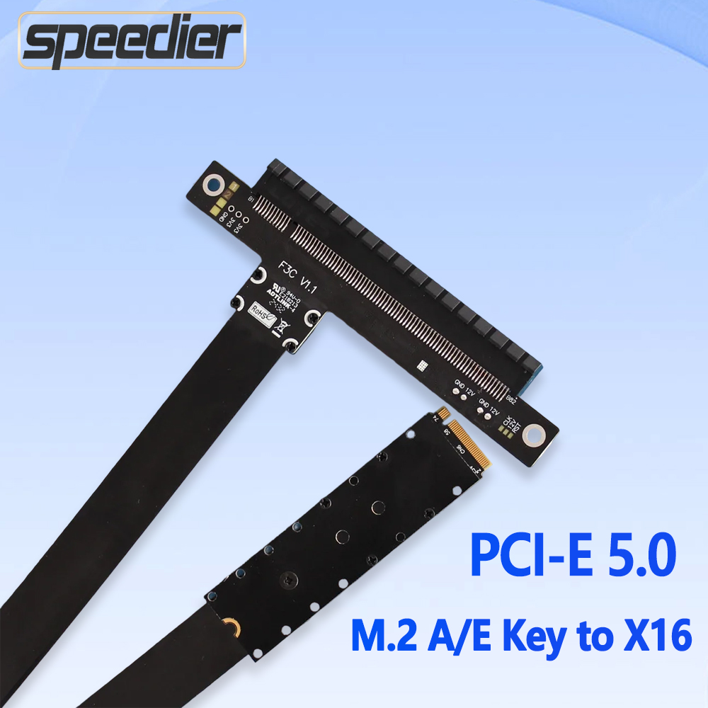 PCIe 5.0 X16 To M.2 NVMe Key M - Pcie 5.0 Gpu Riser Cable review and price