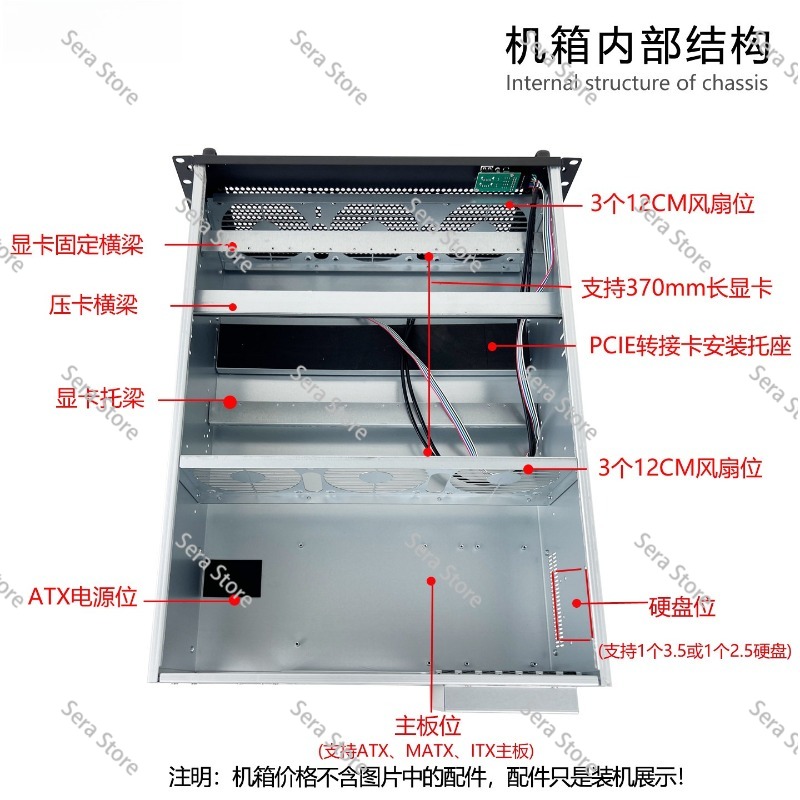4U Multi-Graphics Card Chassis - Server Gpu Chassis 4U review and price